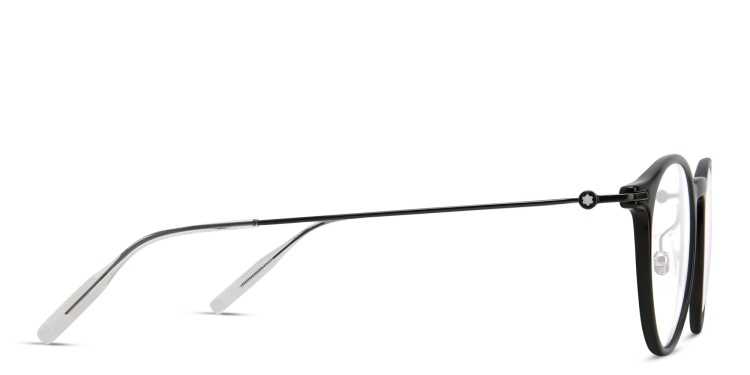تسوق نظارة طبية بإطار بيضاوي مونت بلانك بلون فضي أونلاين.