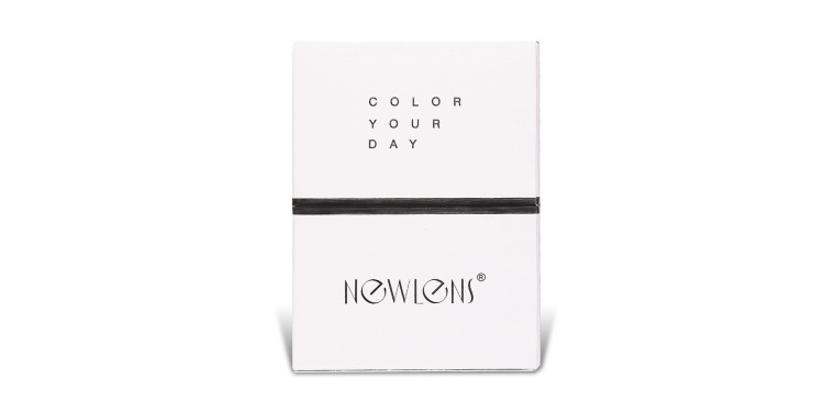 Shop NEWLENS Monthly Color Contact Lenses - Cream in Grey online.