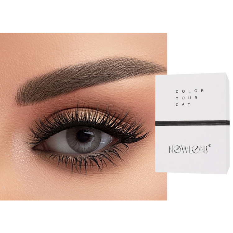 Shop NEWLENS Monthly Color Contact Lenses - Joy in Grey online.