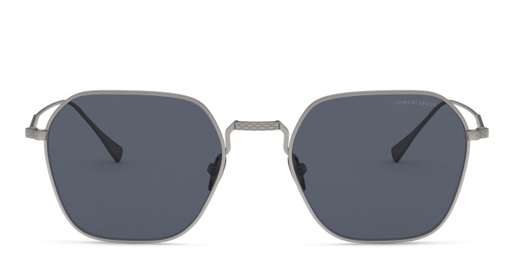 تسوق نظارة شمسية مربعة جورجو أرماني بلون رصاصي أونلاين.