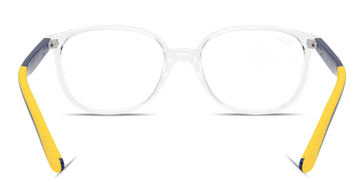 Shop Ray-Ban Junior Optics Kids Square Eyeglasses in Clear online.