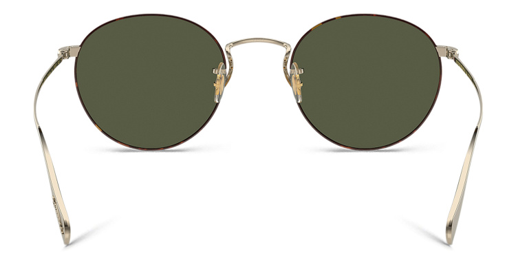 تسوق نظارات شمسية بانتوس للجنسين أوليفر بيبلز بلون ذهبي أونلاين.