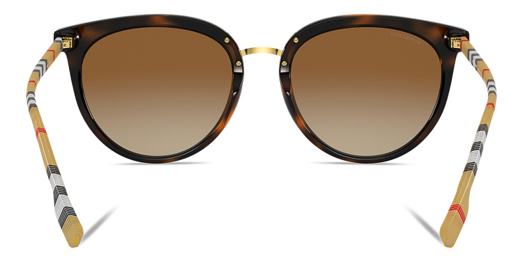 Shop BURBERRY Panthos Sunglasses in Havana online.