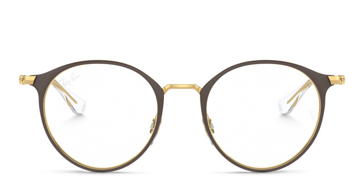 تسوق نظارات طبية بانتوس للأطفال راي بان جونيور بلون بني أونلاين.