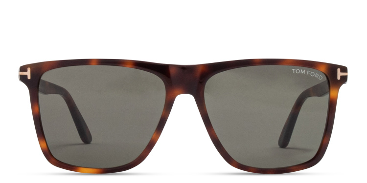 Shop TOM FORD Fletcher Square Sunglasses in Havana online.
