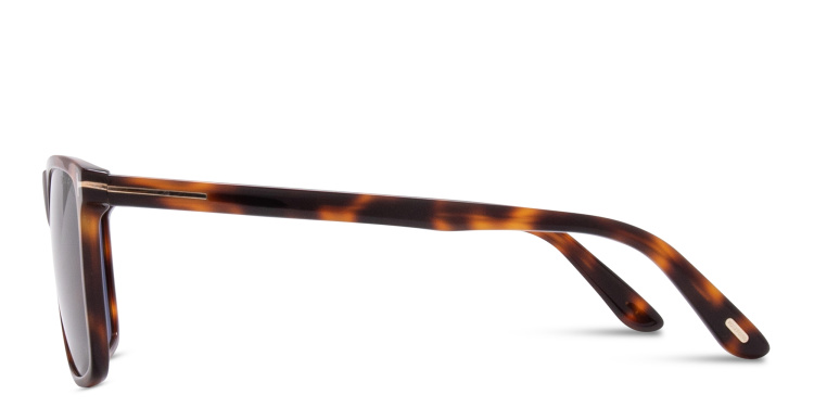 Shop TOM FORD Fletcher Square Sunglasses in Havana online.