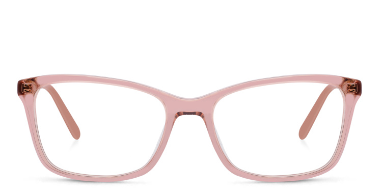 Shop EYE'M Kids Rectangle Eyeglasses in Nude online.