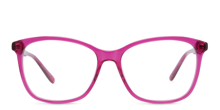 Shop EYE'M Kids Square Eyeglasses in Pink online.