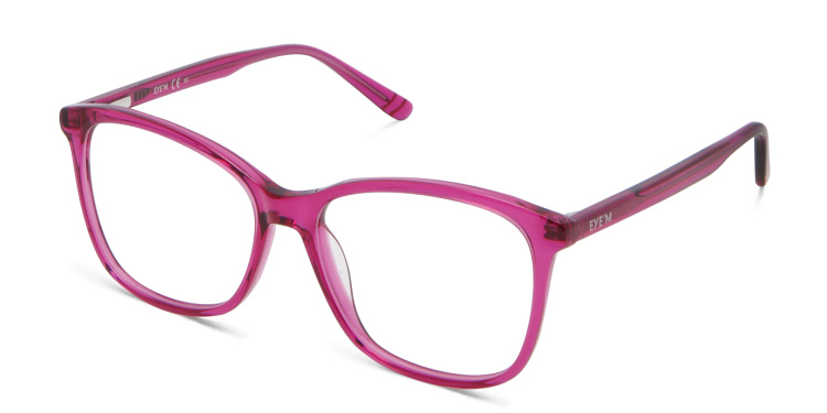 Shop EYE'M Kids Square Eyeglasses in Pink online.
