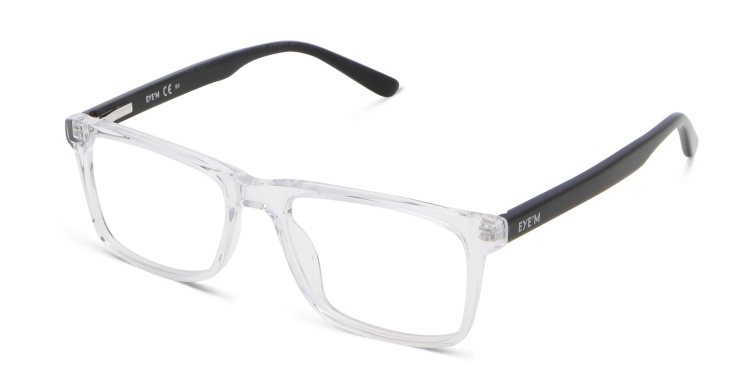 Shop EYE'M Kids Rectangle Eyeglasses in Clear online.