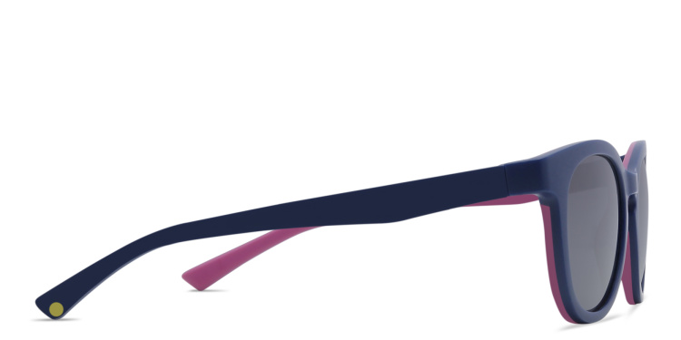 تسوق نظارة شمسية بإطار دائري للأطفال EYE'M بلون أزرق أونلاين.