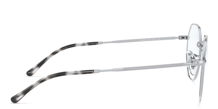 Shop Ray-Ban JACK Irregular Eyeglasses in Silver online.