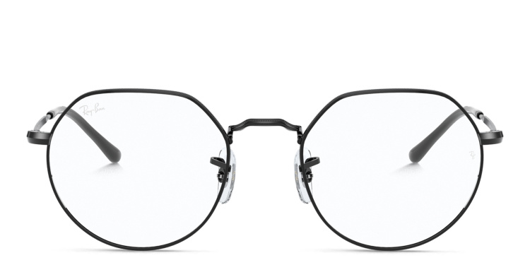 تسوق نظارة طبية "جاك" بإطار غير منتظم راي بان بلون أسود أونلاين.