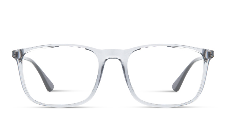 تسوق نظارات طبية مستطيلة امبوريو أرماني بلون رمادي أونلاين.