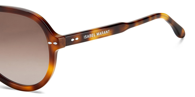 Shop ISABEL MARANT Pilot Sunglasses in Havana online.
