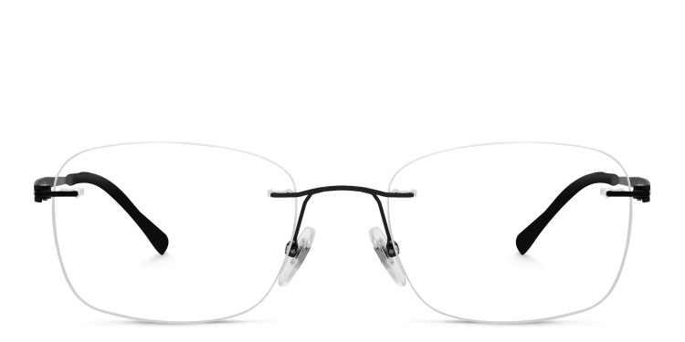 Narrow rimless glasses cheap