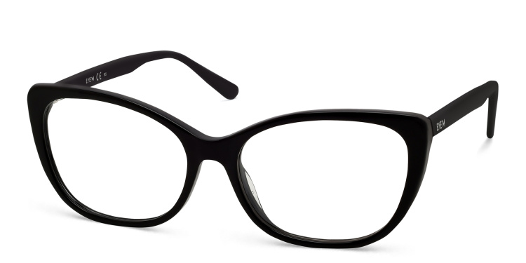 Shop EYE'M Kids Cat Eye Eyeglasses in Black online.