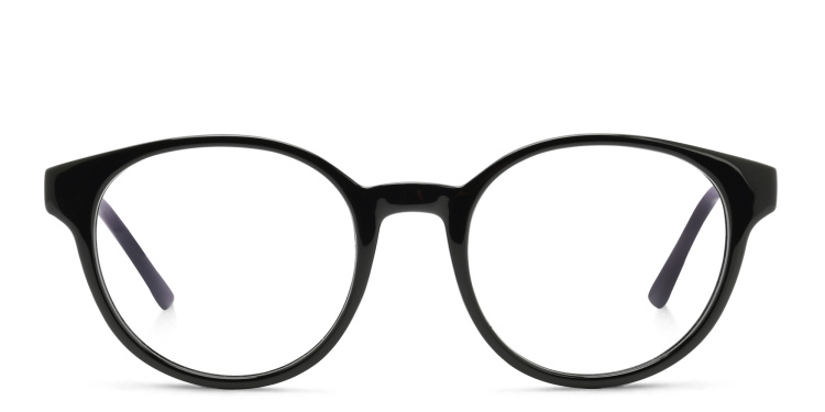 Shop EYE'M Kids Round Eyeglasses in Black online.