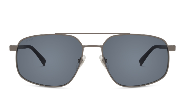 تسوق نظارة شمسية بإطار أفياتور EYE'M بلون فضي أونلاين.