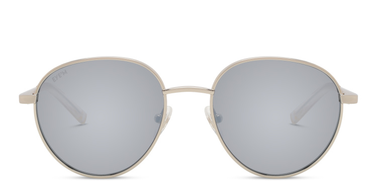 تسوق نظارة شمسية بإطار دائري للأطفال EYE'M بلون فضي أونلاين.