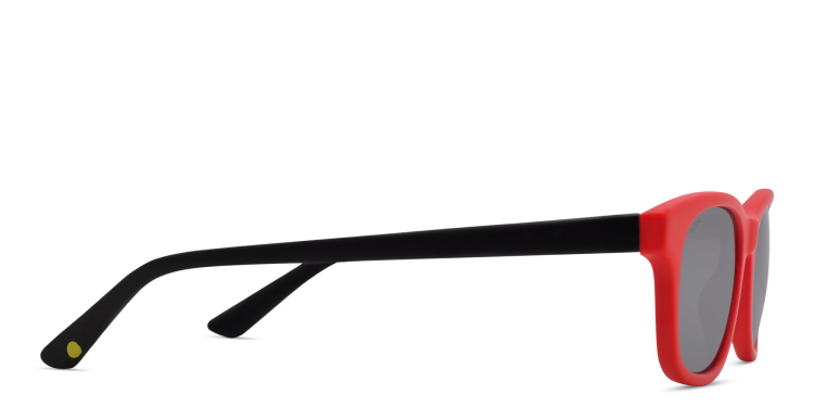 Shop EYE'M Kids Rectangle Sunglasses in Red online.