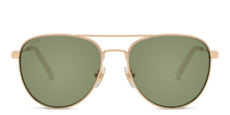 تسوق نظارة شمسية بإطار أفياتور للأطفال EYE'M بلون ذهبي أونلاين.