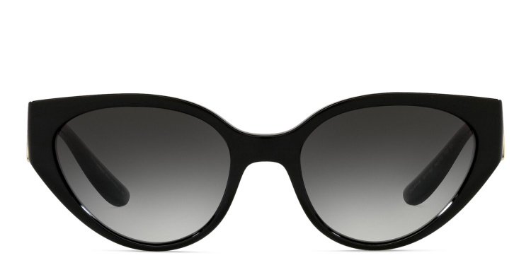 Shop Dolce & Gabbana Cat Eye Sunglasses in Black online.