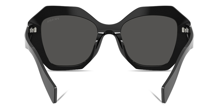 تسوق نظارات شمسية كاتواك بإطار غير منتظم برادا بلون أسود أونلاين.