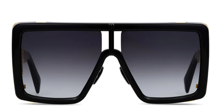 تسوق نظارات شمسية واندر بوي II بإطار مربّع كبير للجنسين بالمان بلون أسود أونلاين.