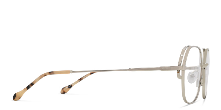 Shop ISABEL MARANT Irregular Eyeglasses in Silver online.