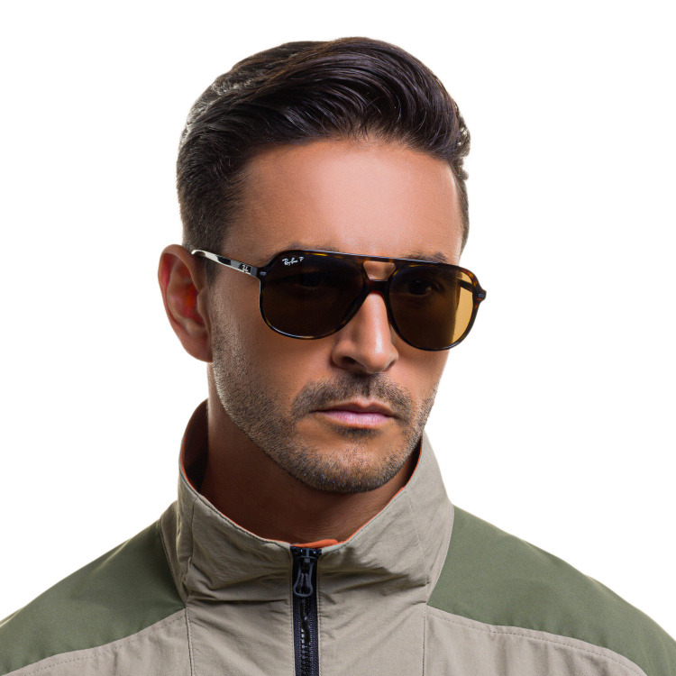 Shop Ray-Ban Bill Unisex Square Sunglasses in Havana online.