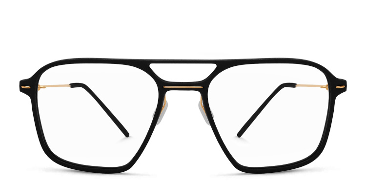 Shop MONOGRAM Square Eyeglasses in Grey online.
