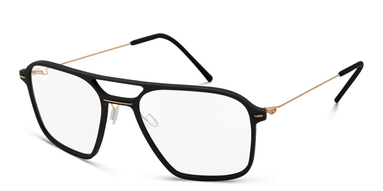 Shop MONOGRAM Square Eyeglasses in Grey online.