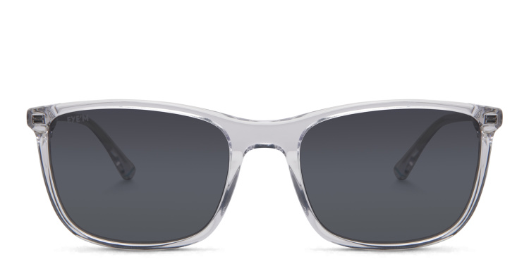 تسوق نظارة شمسية بإطار مستطيل EYE'M بلون شفاف أونلاين.