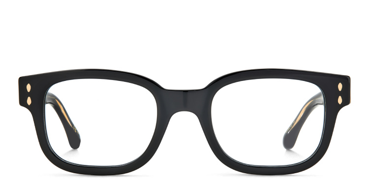 Shop ISABEL MARANT The New Rectangle Eyeglasses in Black online.