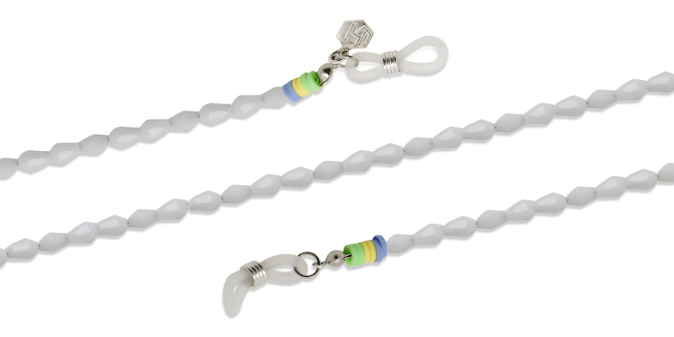 تسوق سلسلة نظارات مصنوعة من الكريستال وخرز البولمير ذا ريتشي ديستريكت بلون متعدّد الألوان أونلاين.