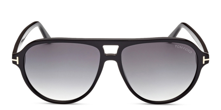 Shop TOM FORD Pilot Sunglasses in Black online.