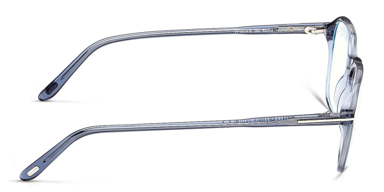 Shop TOM FORD Irregular Eyeglasses in Blue online.