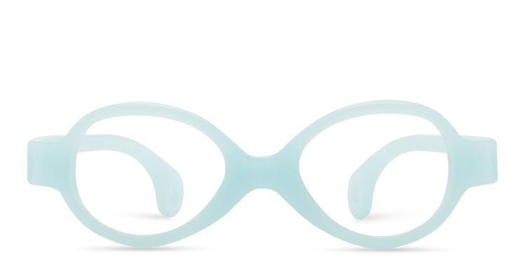 Shop Mira Flex Kids Round Eyeglasses in Blue online.