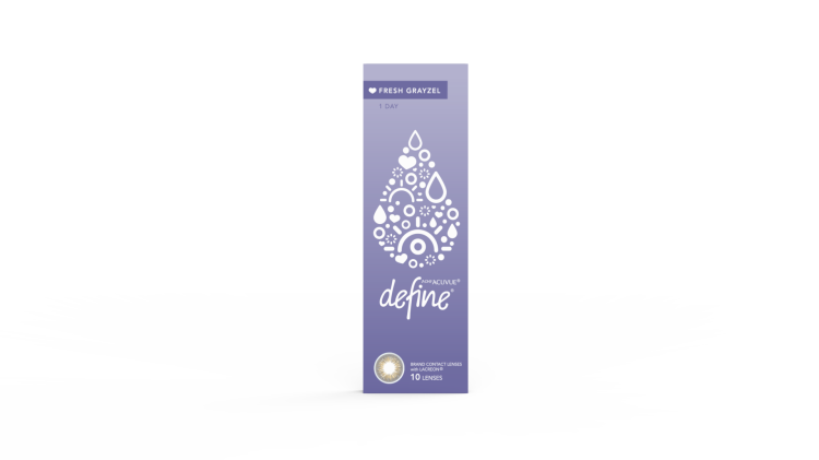 تسوق ديفاين عدسات لاصقة ملوّنة للإستخدام الواحد - جرايزل أكيفيو بلون بني أونلاين.