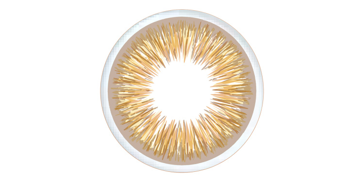 تسوق ديفاين عدسات لاصقة ملوّنة للإستخدام الواحد - هاني أكيفيو بلون بني فاتح أونلاين.