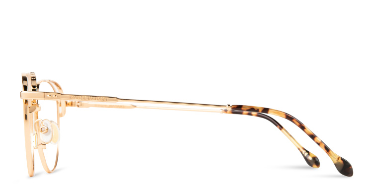 Shop ISABEL MARANT Panthos Eyeglasses in Gold online.