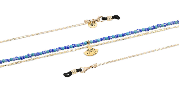 Shop Sunny Cords Stainless Steel Glasses Chain in Multicolor online.