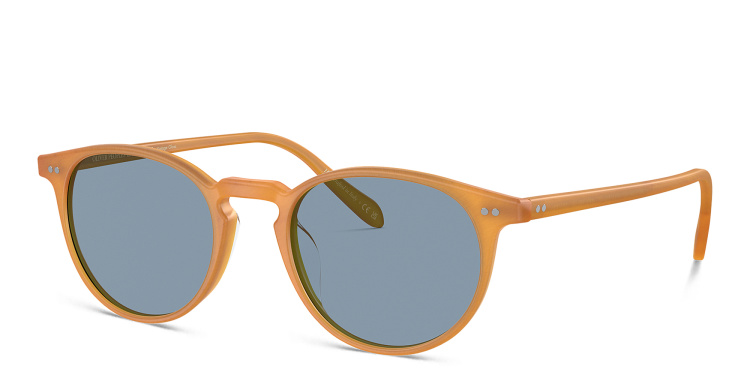 Shop OLIVER PEOPLES Unisex Panthos Sunglasses in Orange online.