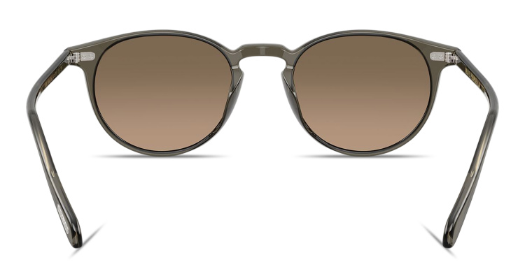 Shop OLIVER PEOPLES Riley Sun Unisex Panthos Sunglasses in Blue online.
