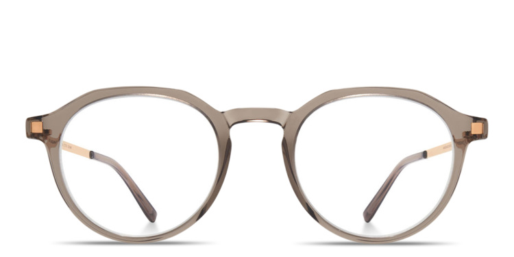 تسوق نظارات طبية ساجا بإطار دائري للجنسين ميكيتا بلون شفاف أونلاين.