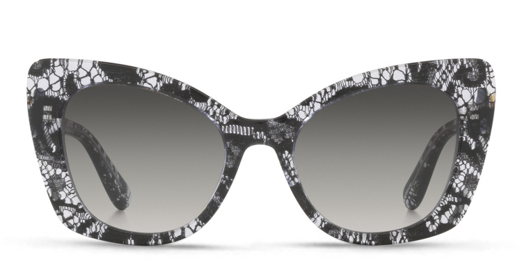 تسوق نظارات شمسية طراز بترفلاي دولتشي آند غابانا بلون أسود أونلاين.