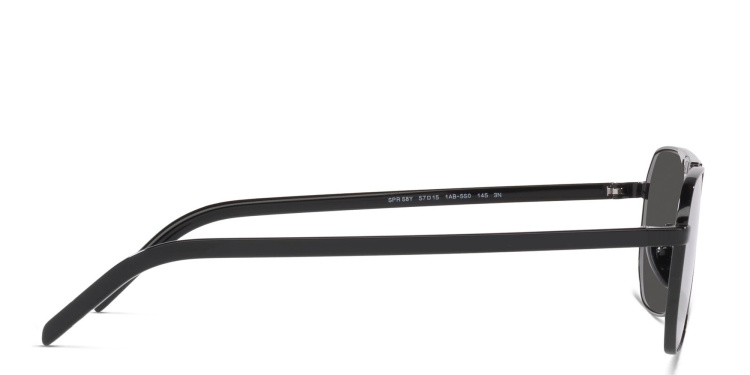تسوق نظارة شمسية بإطار مستطيل برادا بلون أسود أونلاين.