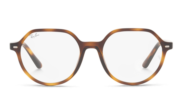 Shop Ray-Ban Junior Thalia Kids Irregular Eyeglasses in Havana online.