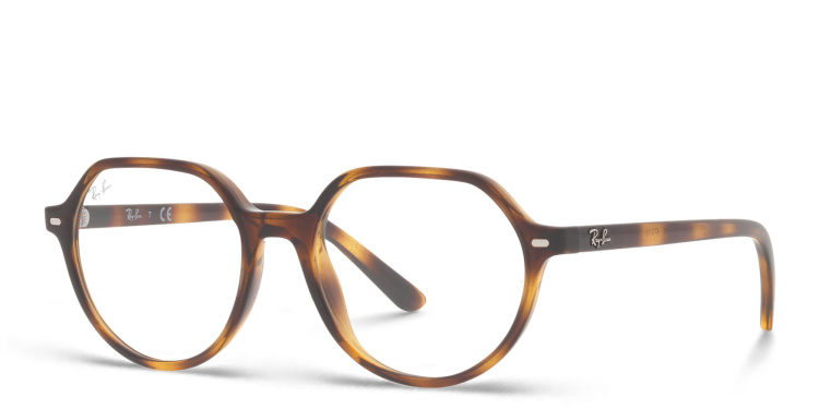 Shop Ray-Ban Junior Thalia Kids Irregular Eyeglasses in Havana online.